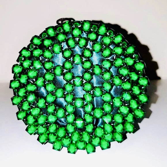 Mini Beaded Bucket Handbag NEW Completetely Handmade - Picture 9 of 15